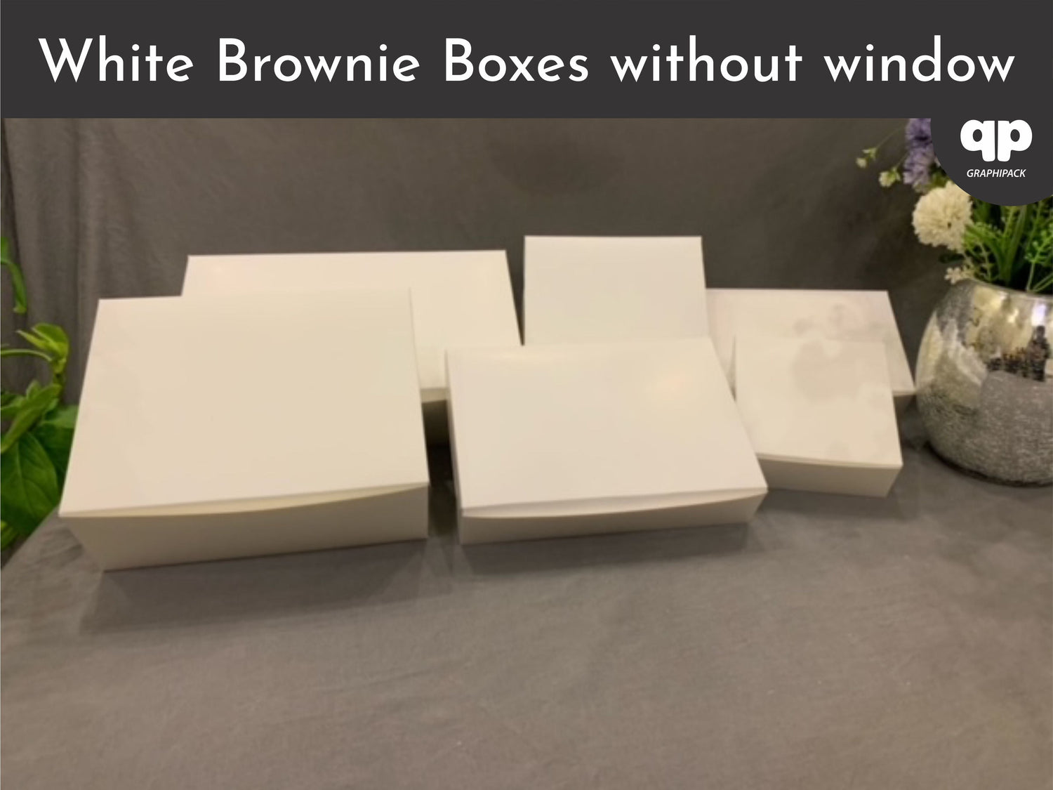 Brownie Boxes (White Card without Window)