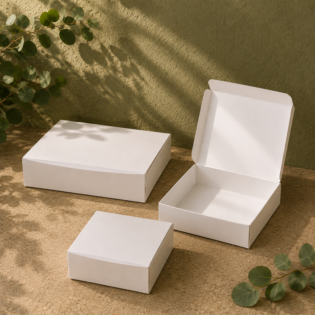 Brownie Boxes (White Card without Window)