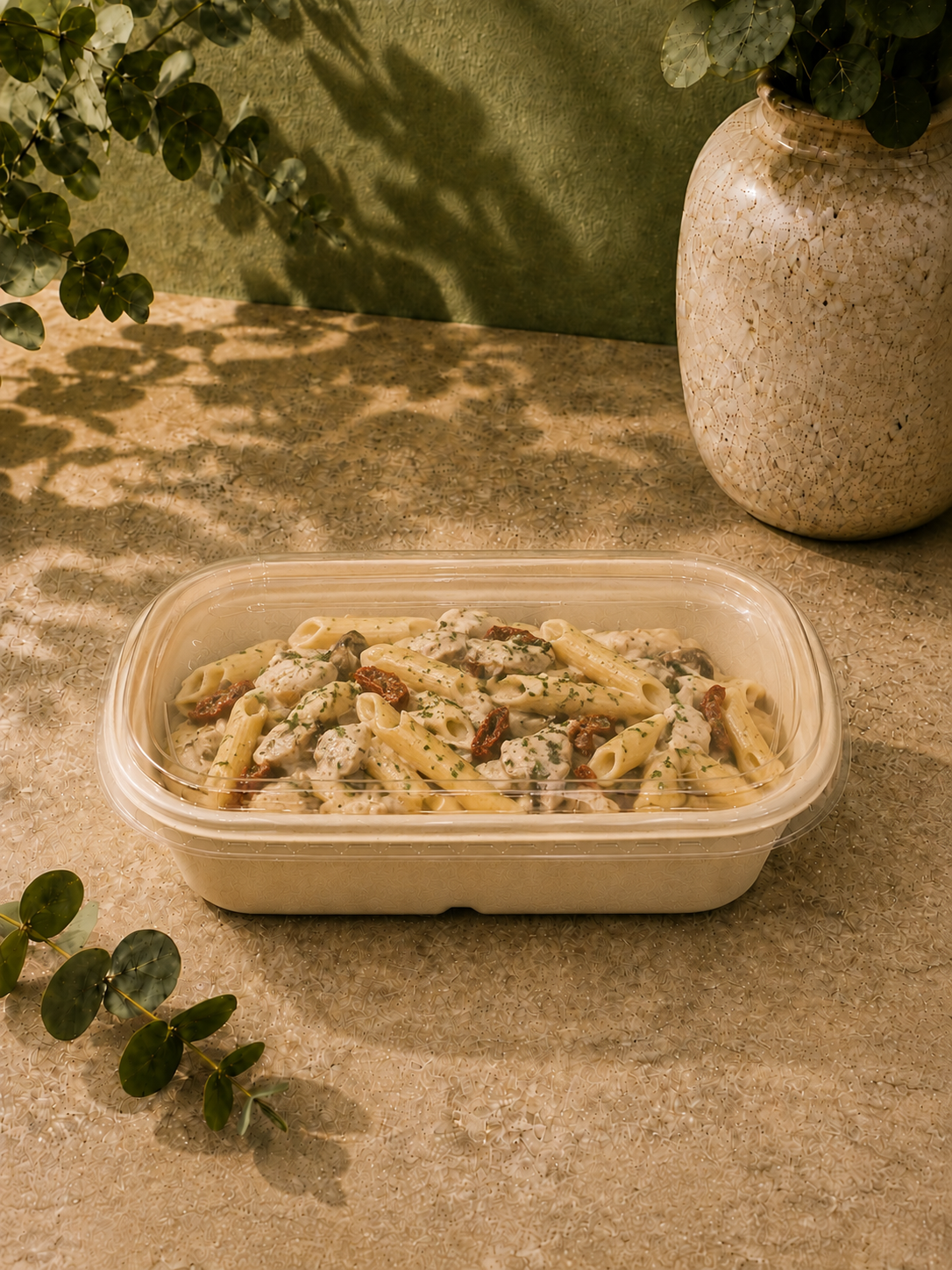 1000 ml box with transparent lids: