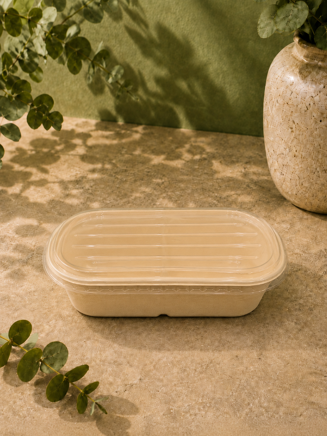 1000 ml box with transparent lids: