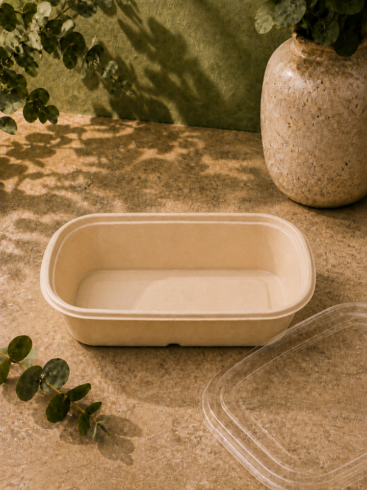 1000 ml box with transparent lids: