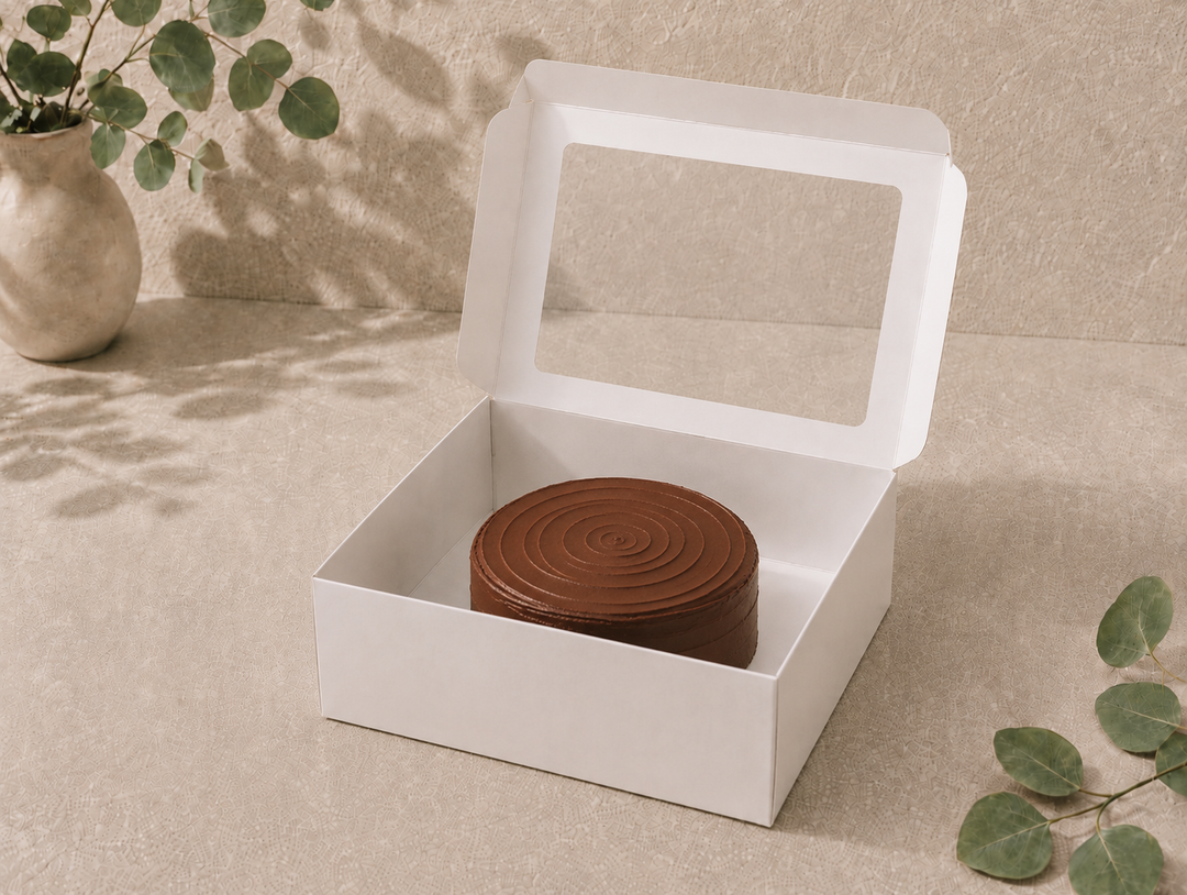 Cake Box 10"x10"x4.5" - with Window