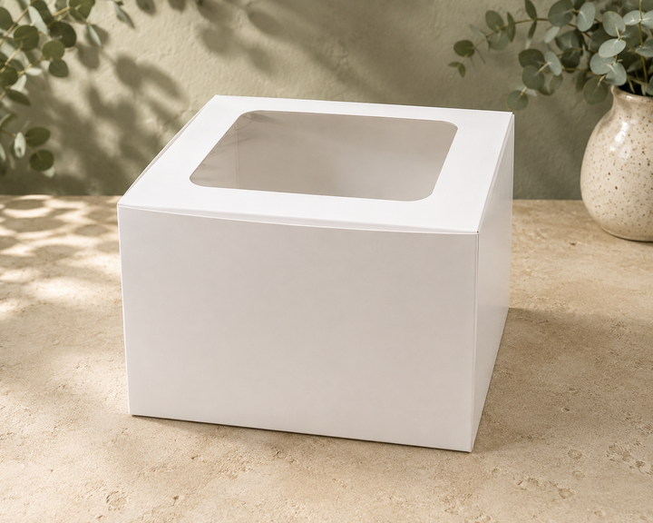 Cake Box 10"x10"x7.5" - with Window