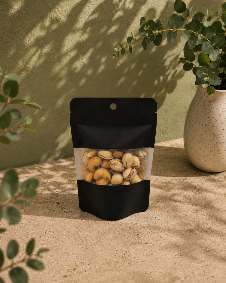 Black Standup Pouch 10x15cm