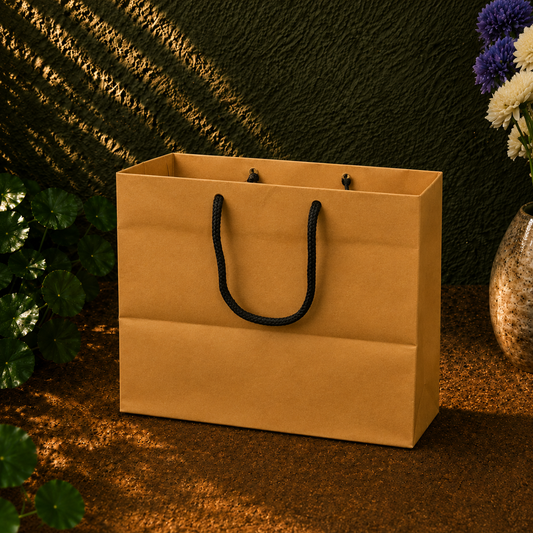 Kraft Paper bags- 11x6x7.5 with strings