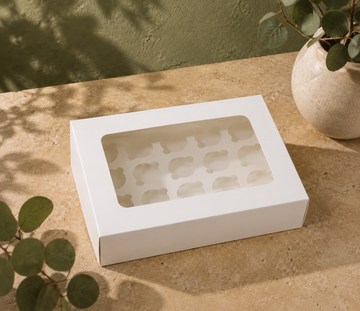 12 Cupcake Box - with Window