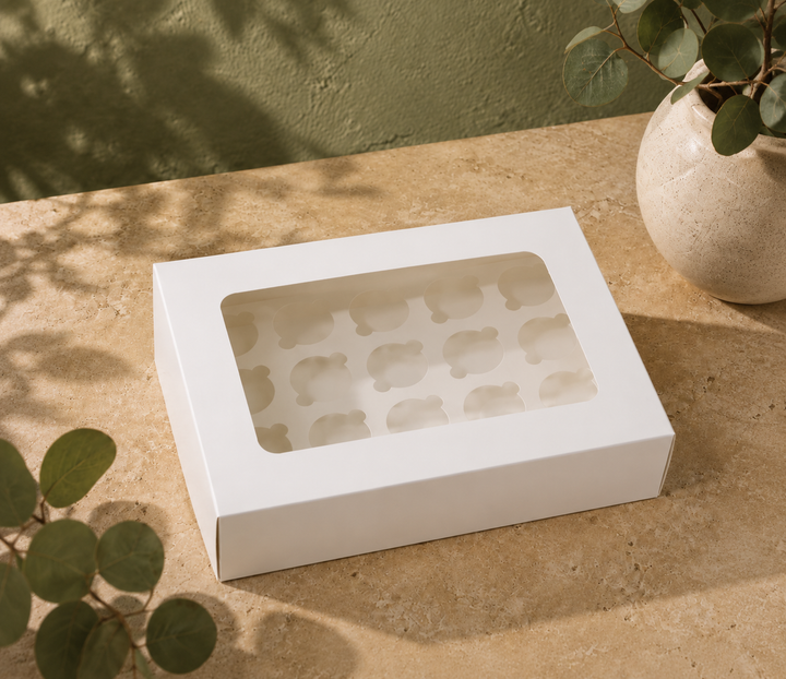 12 Cupcake Box - with Window
