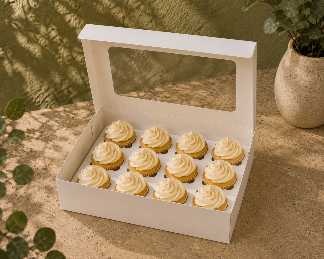 12 Cupcake Box - with Window