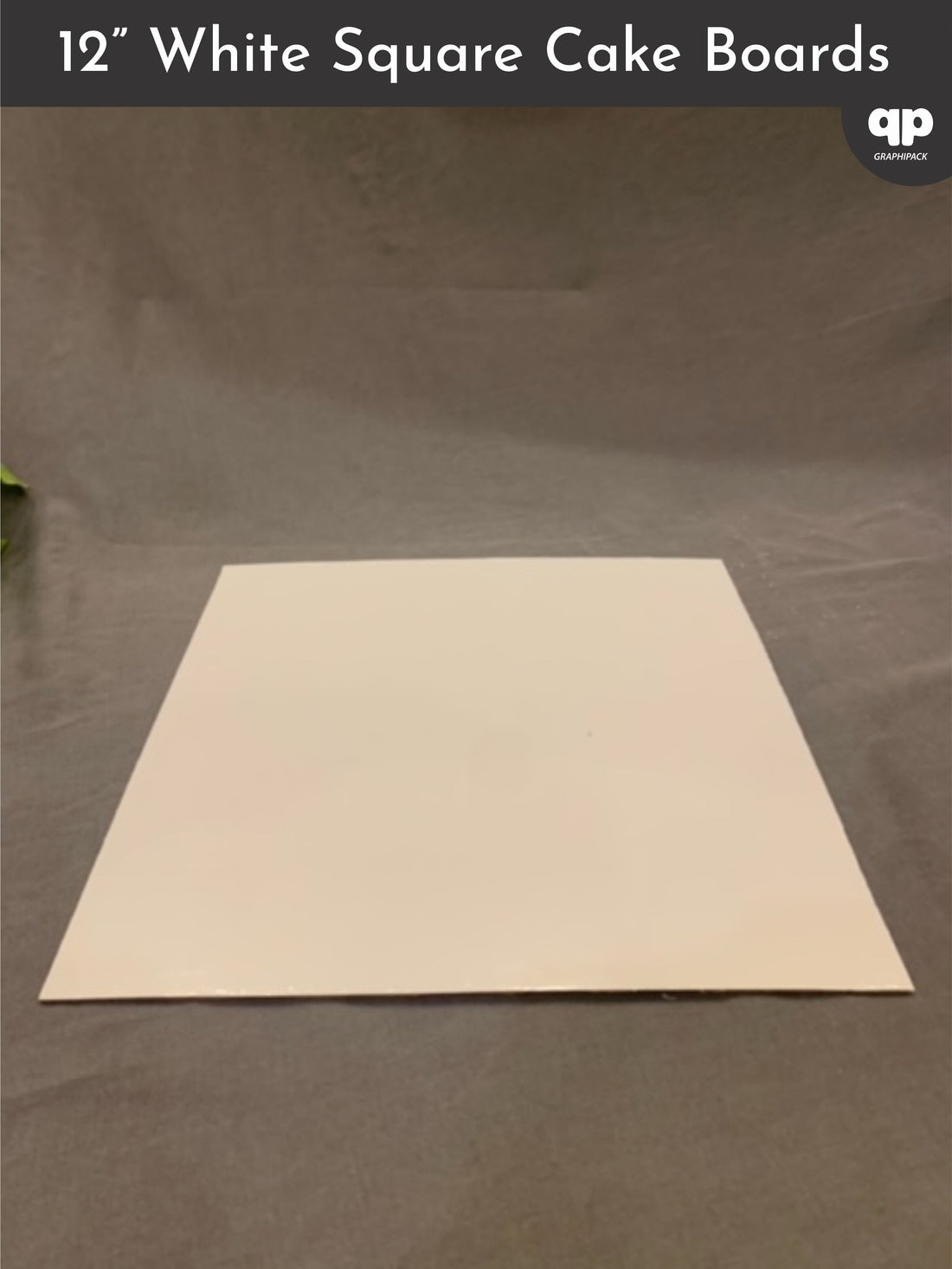 White Cake Boards - 12” Square