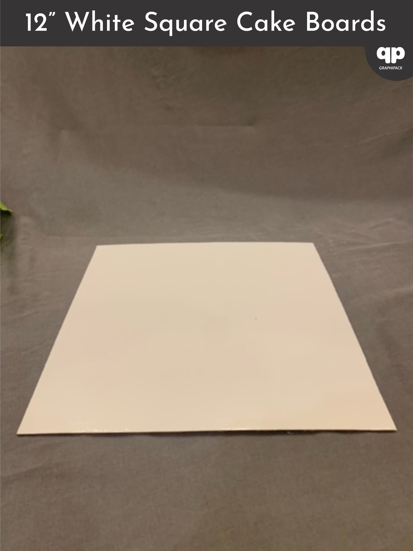 White Cake Boards - 12” Square