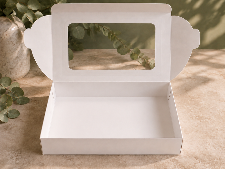 12x9x2 Inch White Card Box