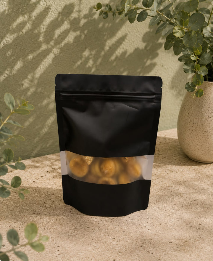 Black Standup Pouch 14x20cm
