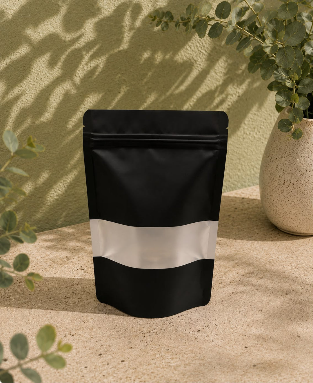 Black Standup Pouch 14x20cm