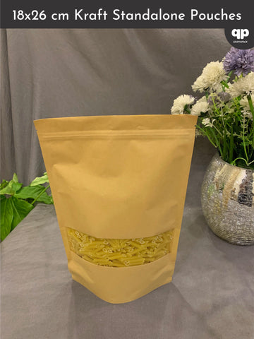 Kraft Standup Pouch 18x26cm