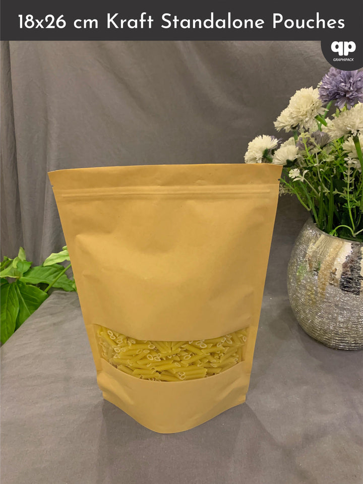 Kraft Standup Pouch 18x26cm