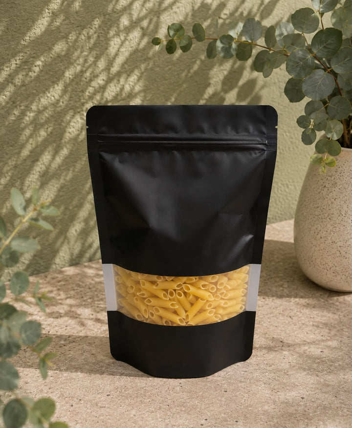 Black Standup Pouch 20x30 cm