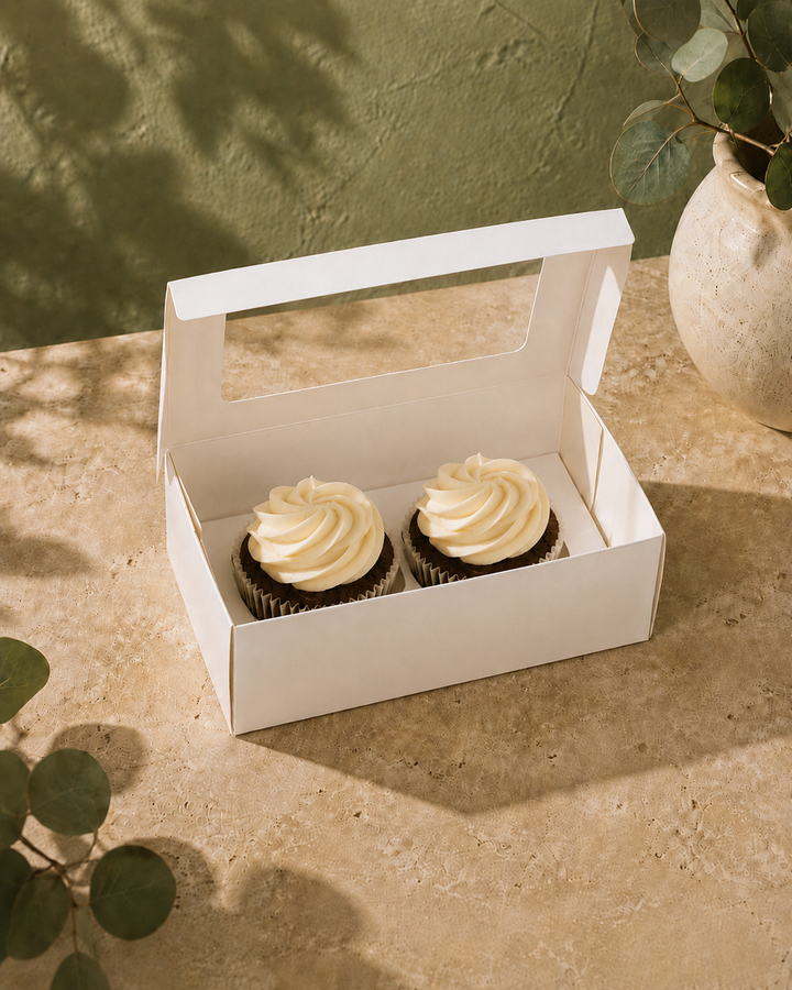 2 Cupcake Box - with Window