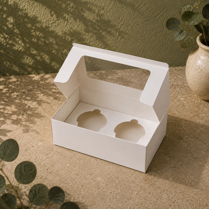 2 Cupcake Box - with Window