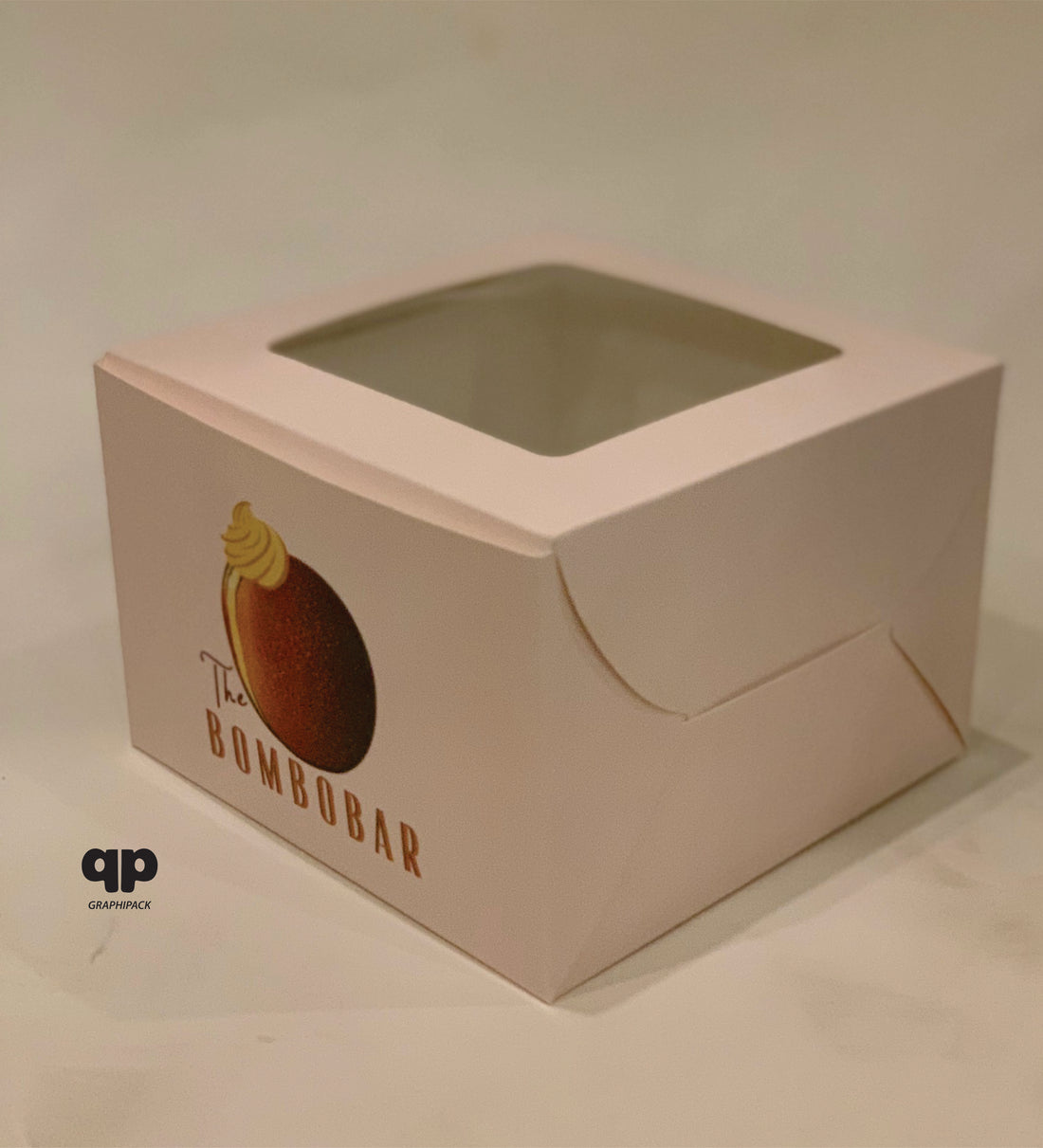 Customizable 4 Cupcakes Box