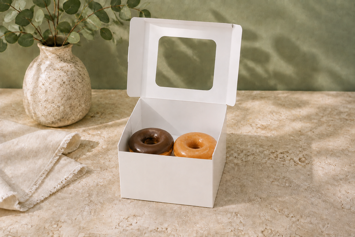 5x4x2 Inch White Card Box