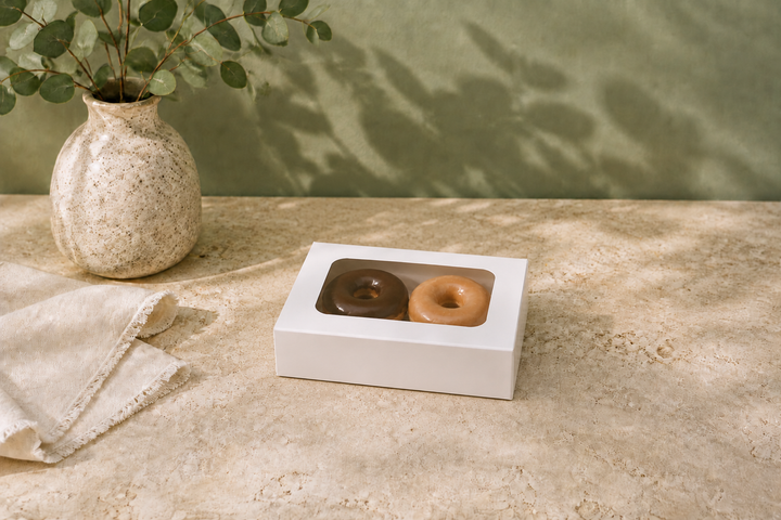 5x4x2 Inch White Card Box
