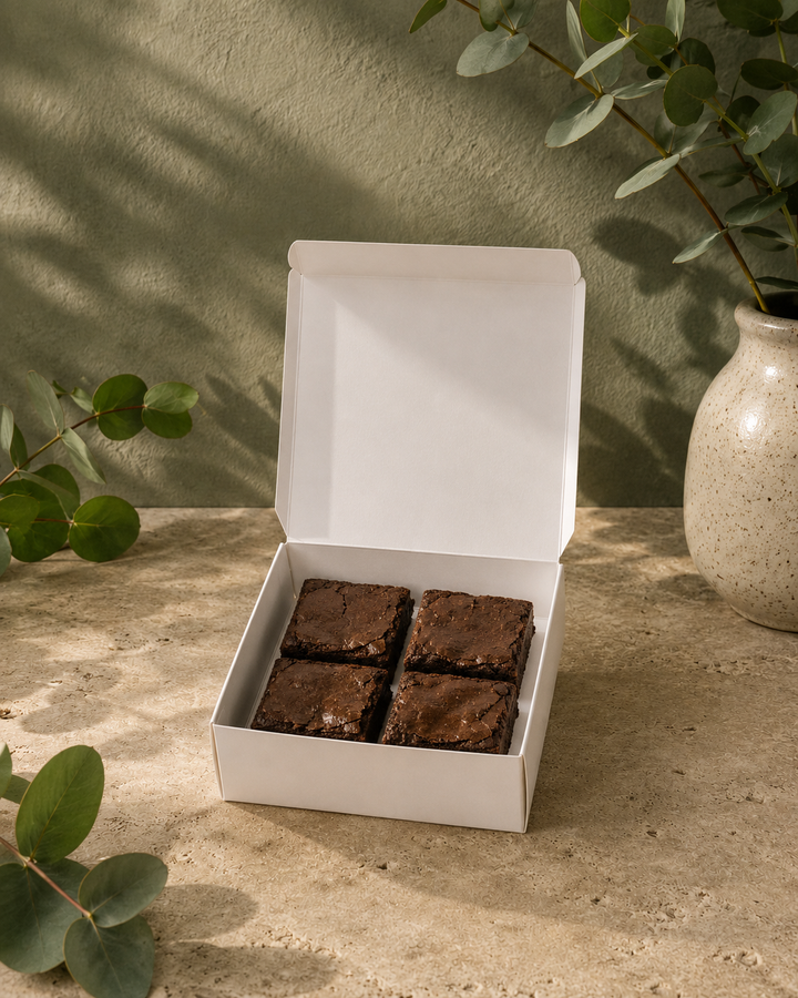 Brownie &amp; Donut Box - 6"x6"x2"