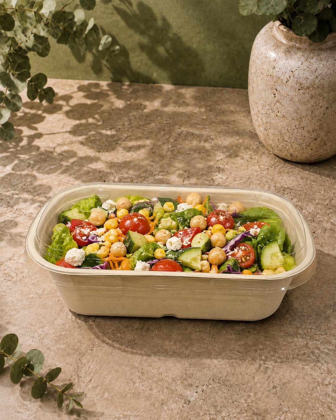 700 ml bowl with a transparent lid