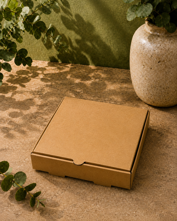7" Kraft Pizza Box