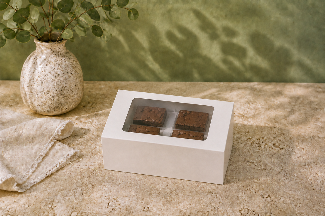 Brownie &amp; Donut Box - 7"x4"x4" with Window