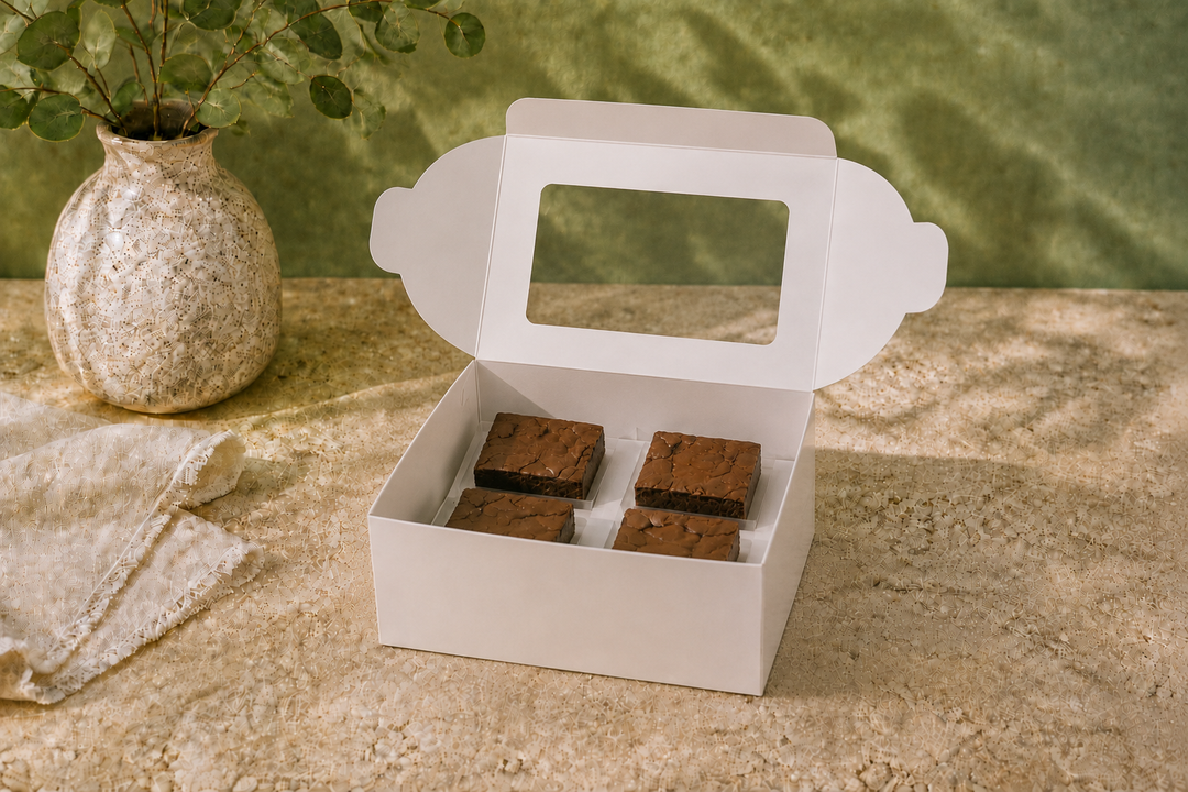 Brownie &amp; Donut Box - 7"x4"x4" with Window