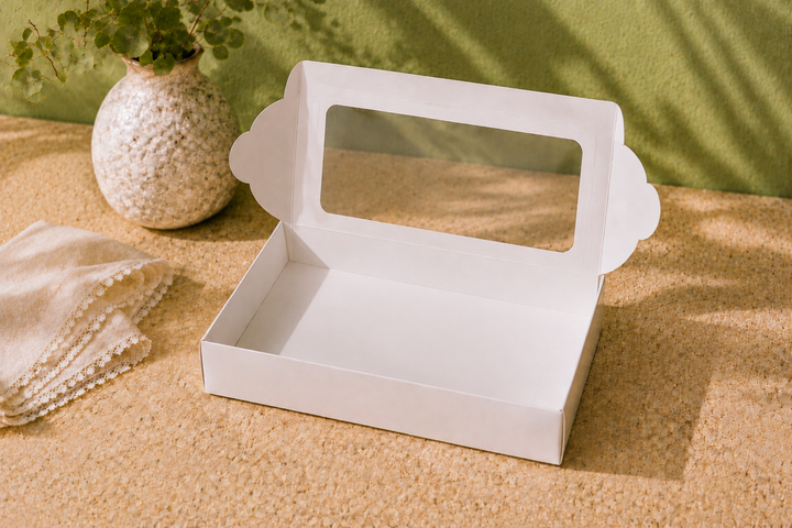 9x4x2 Inch White Card Box