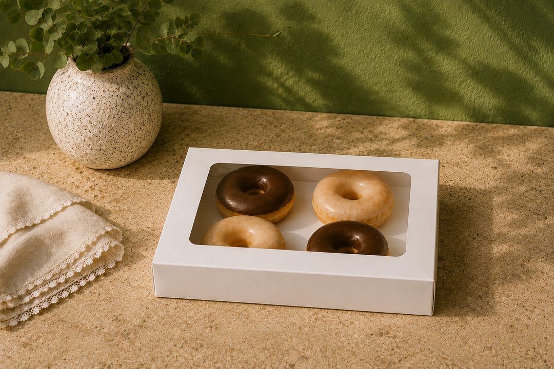 Brownie &amp; Donut Box - 9"x6"x2" with Window