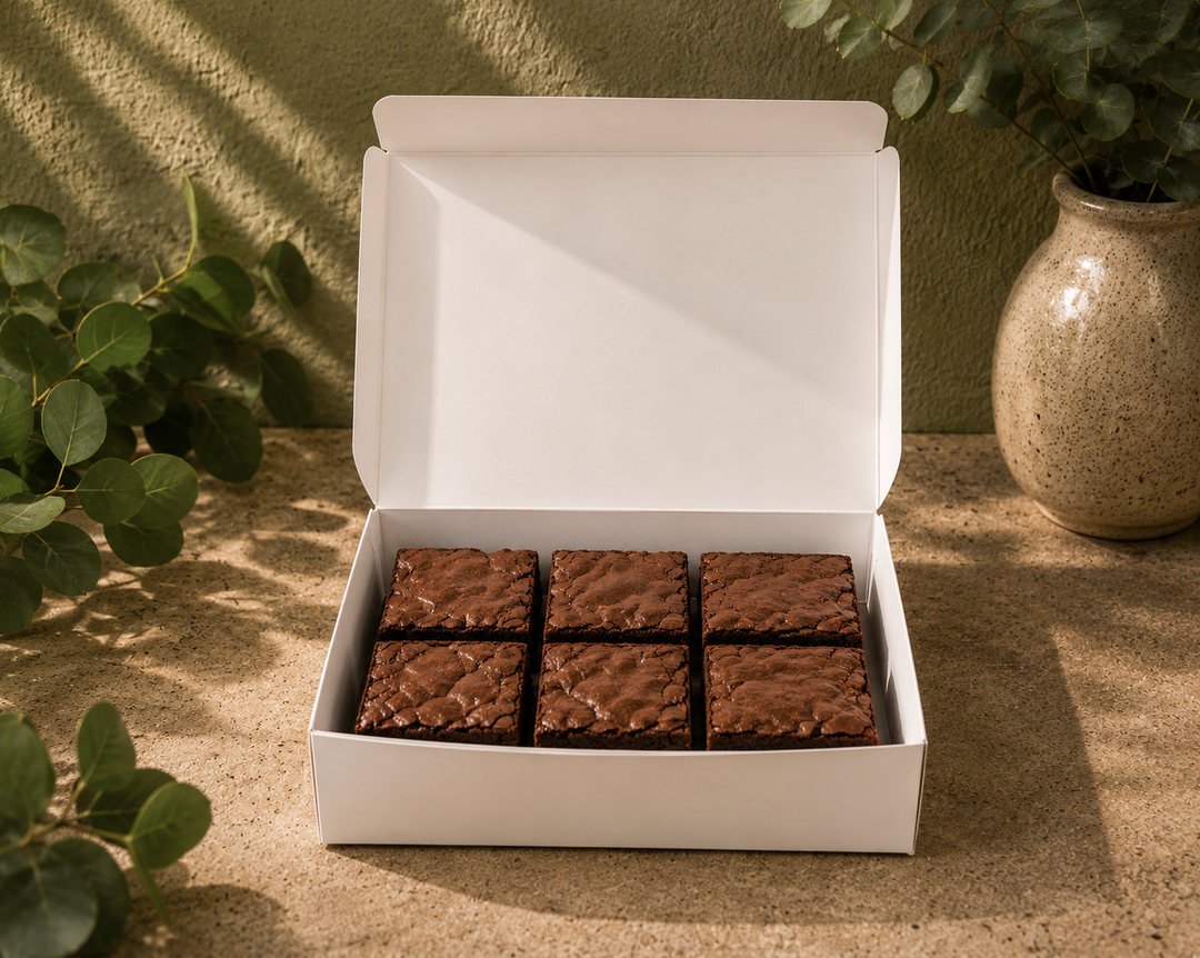 Brownie &amp; Donut Box - 9"x6"x2" without Window