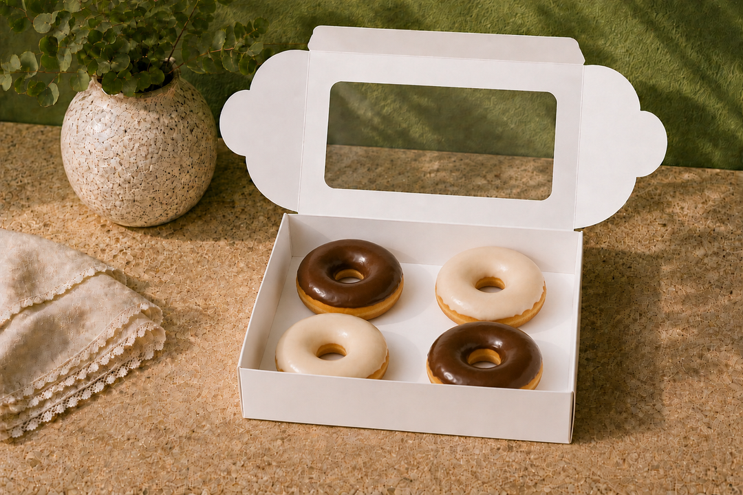 Brownie &amp; Donut Box - 9"x6"x2" with Window