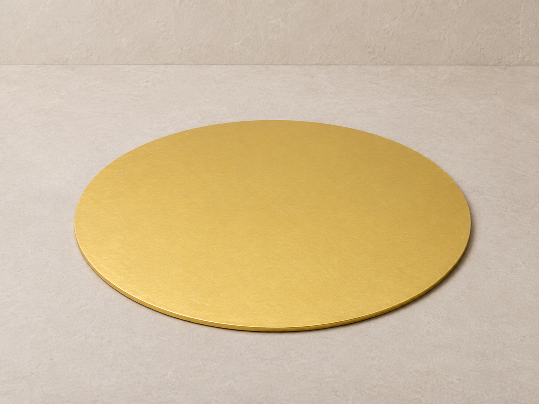 Golden Cake Board - 12”