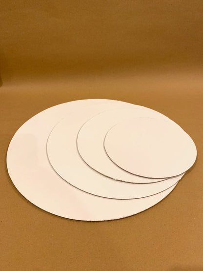 White Cake Boards - 10” Round