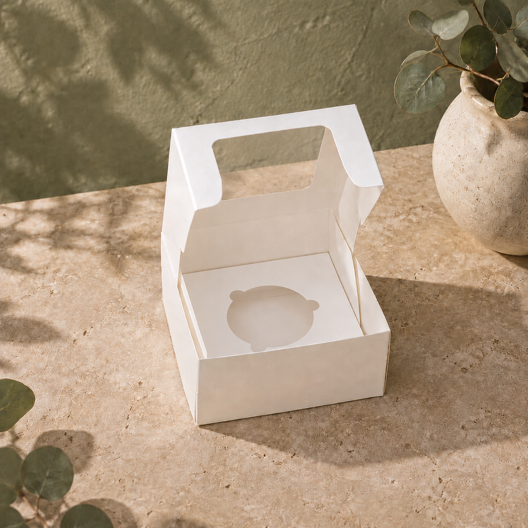 Single Cupcake Box - with Window