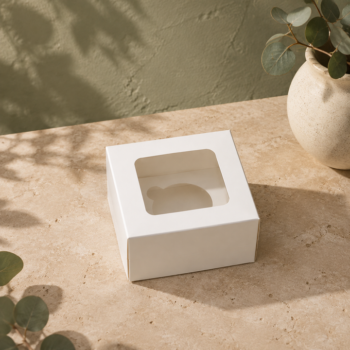 Single Cupcake Box - with Window