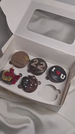 6 Cupcake Box - with Window