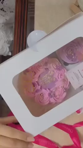 6 Cupcake Box - with Window