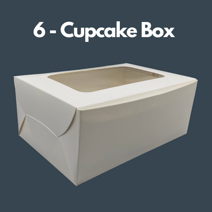 6 Cupcake Box - with Window