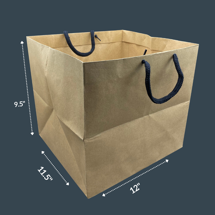 Paper Bags 12"x9.5"x11.5" (with Strings)
