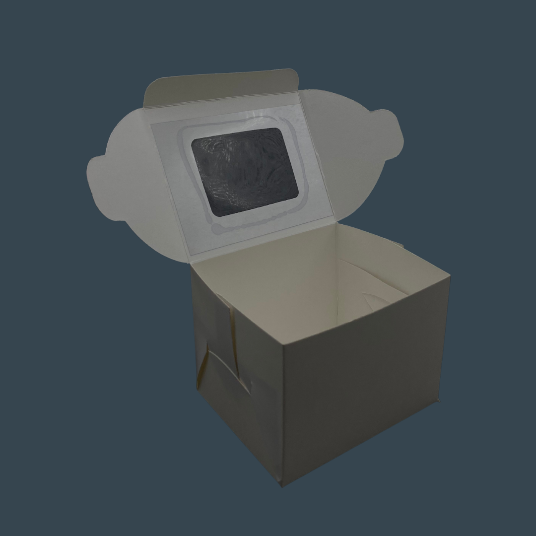 Brownie &amp; Donut Box - 5"x4"x4" - with Window